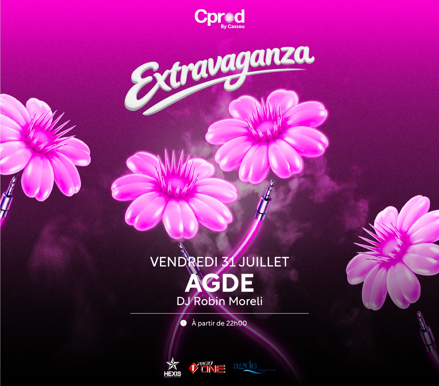 Visuel rose du show Extravaganza